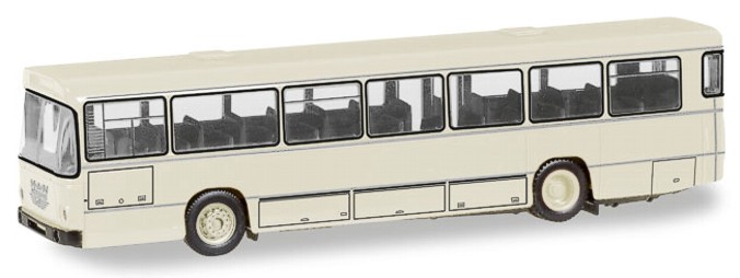 Büssing Doppeldecker Bus neutral beige H0 Classic 1:87 ST