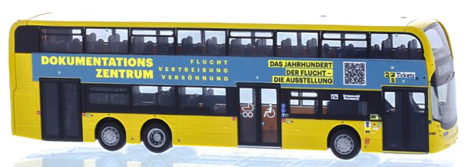 Rietze H0 Alexander Dennis Enviro 500 BVG IBB Förderbank Berlin 78016